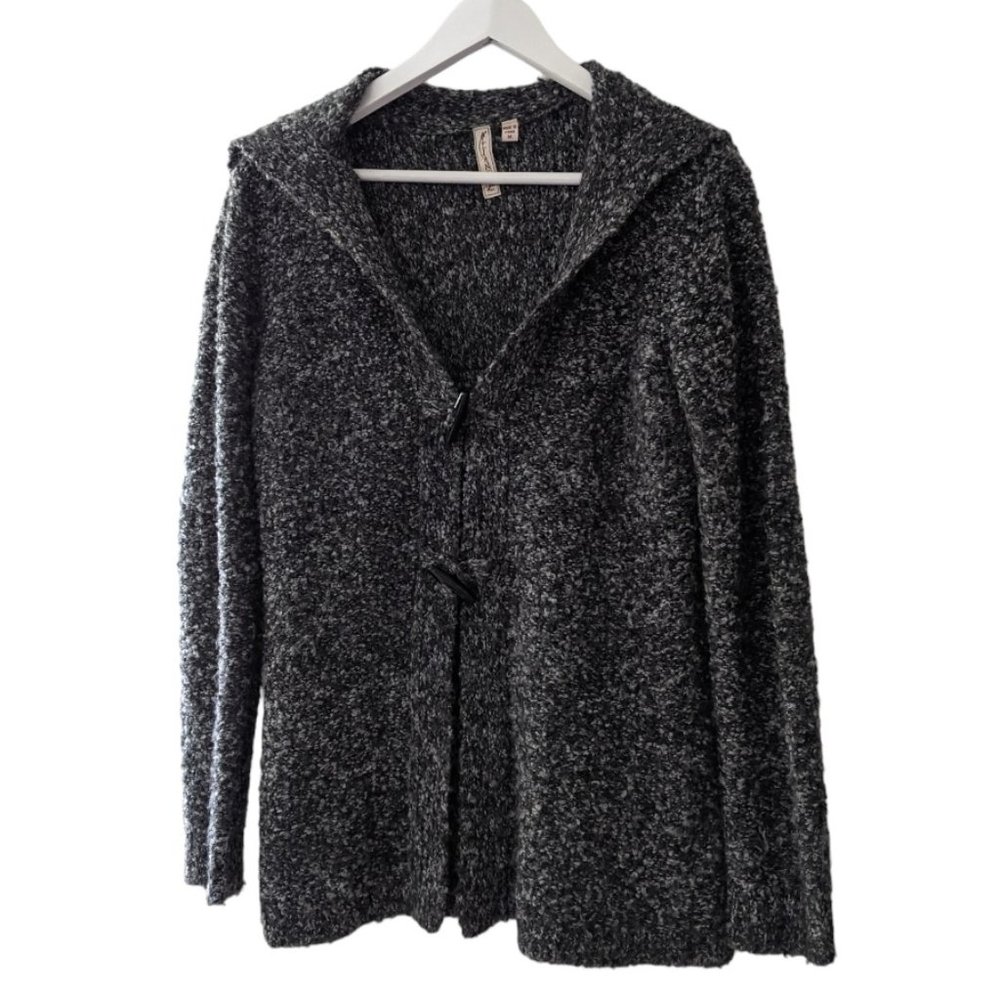 Gray marled cardigan M · Alliance Knitters Inc